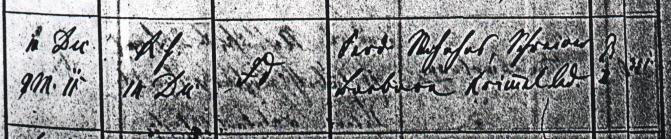 Ebingen Baptismal Register, year 1870, entry 236, right side
