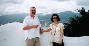 Dick and Lisa at Villa Arabesque 2