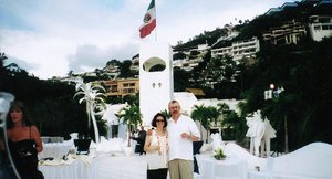 Dick and Lisa at Villa Arabesque 1