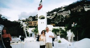 Dick and Lisa at Villa Arabesque 1