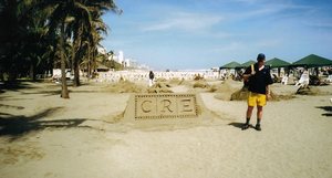 Dick at Sand Sculptures