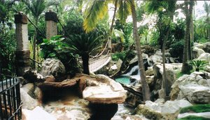 Gardens and Bridge at Princess Hotel