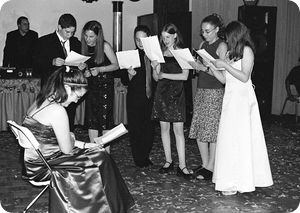 Serenade in Gray Schechter song in black and white