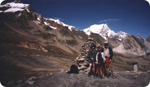 At Col de la Seigne