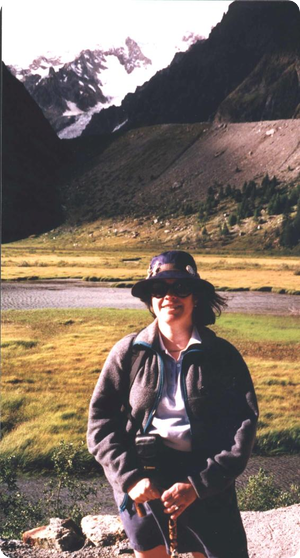 Lisa in Val Veny
