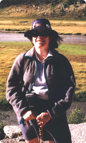 Lisa in Val Veny